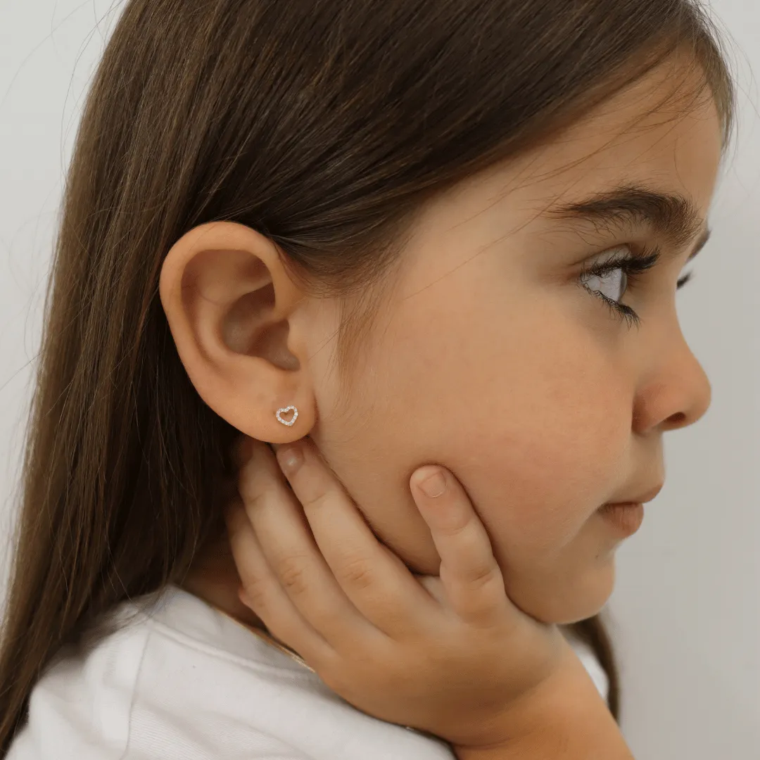 14K Mini Hallie Diamond Stud Earrings sold by IceLink product image thumbnail 2