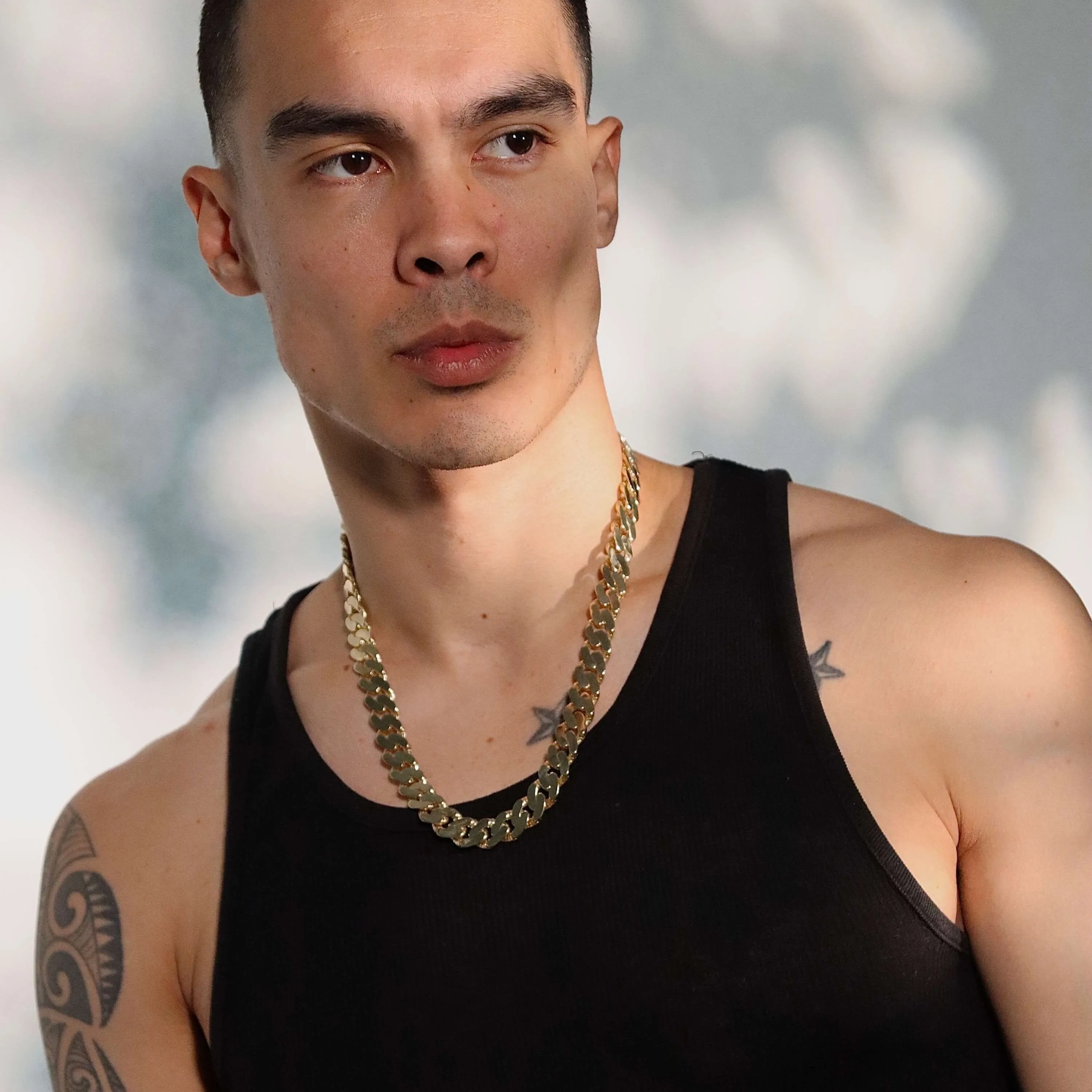 10K 13mm Hollow Monaco Cuban Link Necklace sold by IceLink product image thumbnail 4