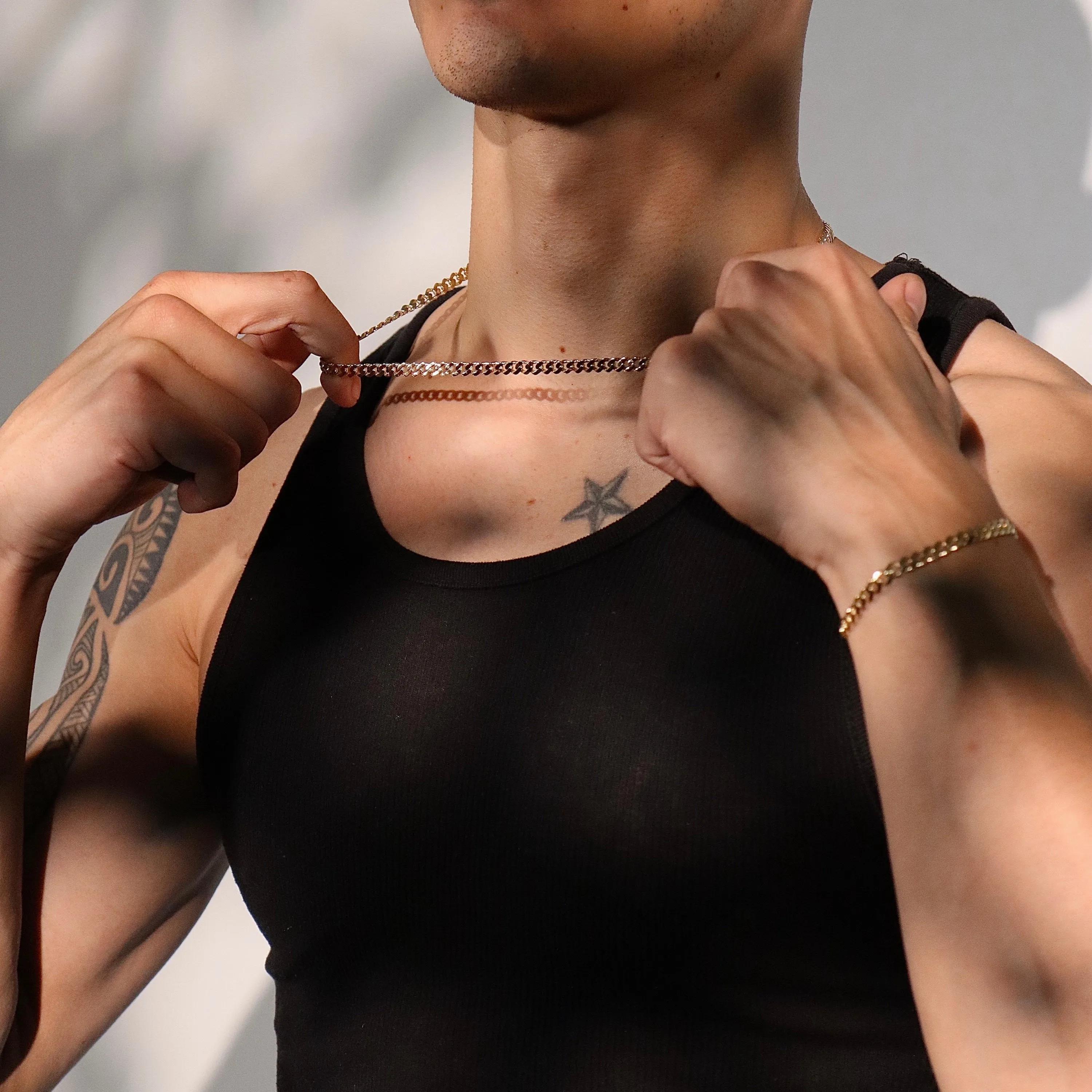 10K 5mm Hollow Monaco Cuban Link Necklace sold by IceLink product image thumbnail 2