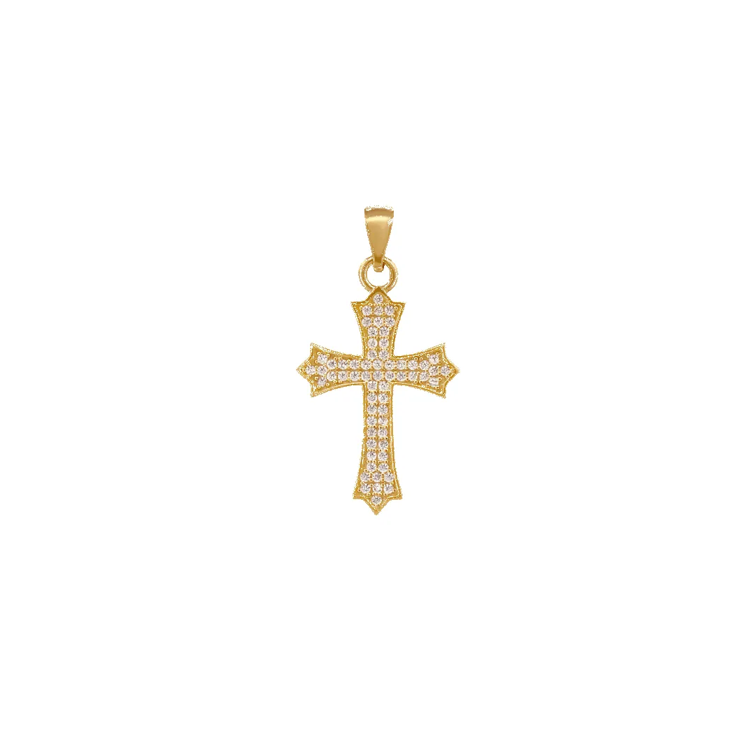 14K Noble Cross Pendant sold by IceLink