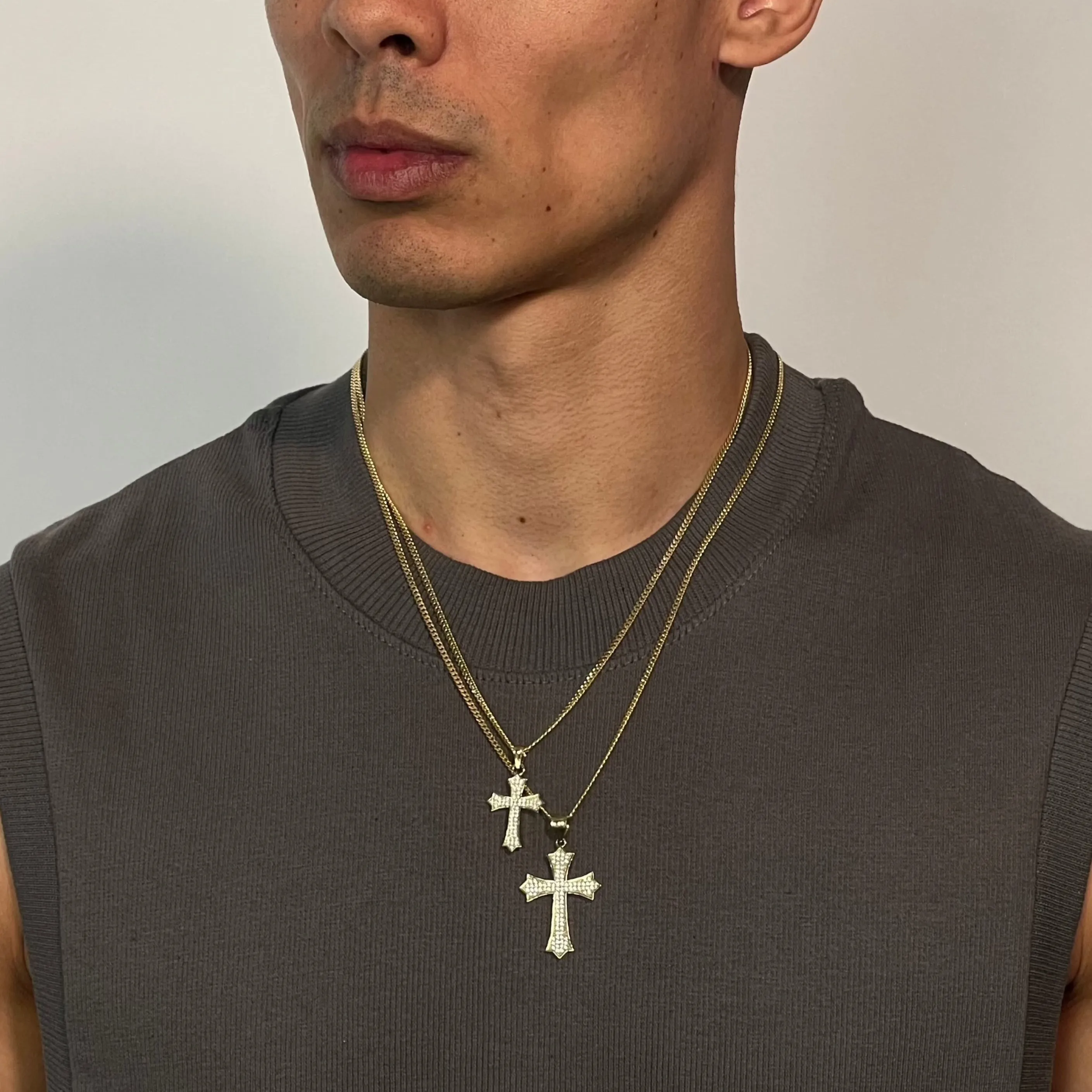 14K Noble Cross Pendant sold by IceLink product image thumbnail 2