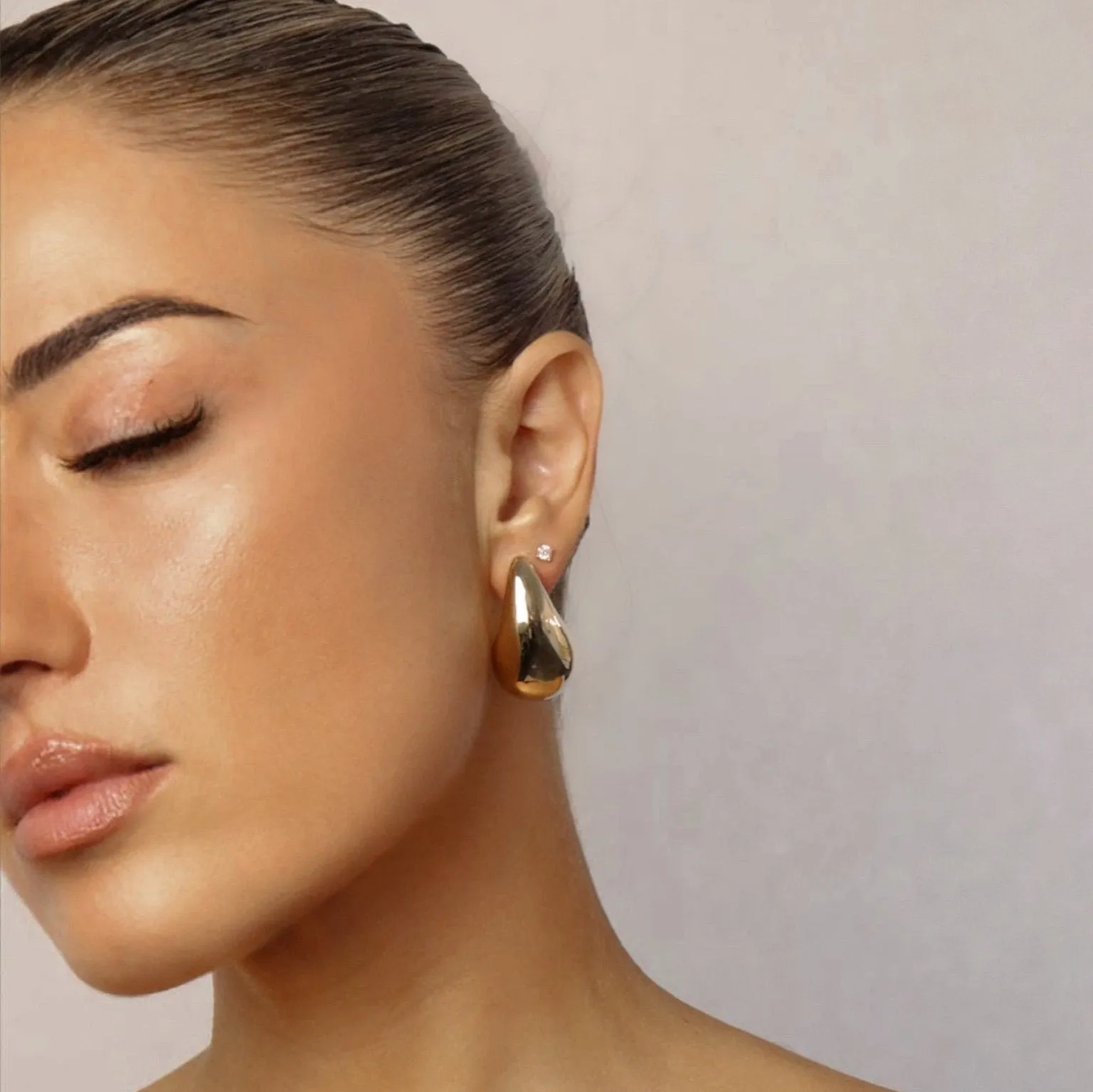 10K Large Maeve Earrings 32mm sold by IceLink product image thumbnail 2