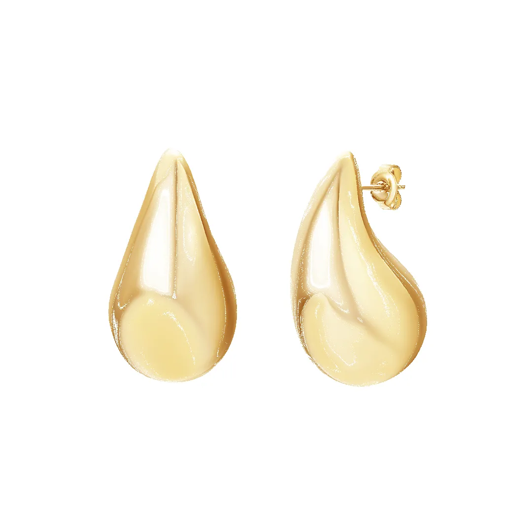 10K Large Maeve Earrings 32mm sold by IceLink