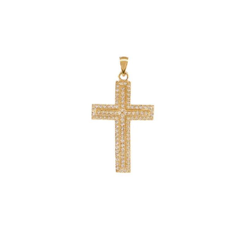 14K Golden Guardian Cross sold by IceLink