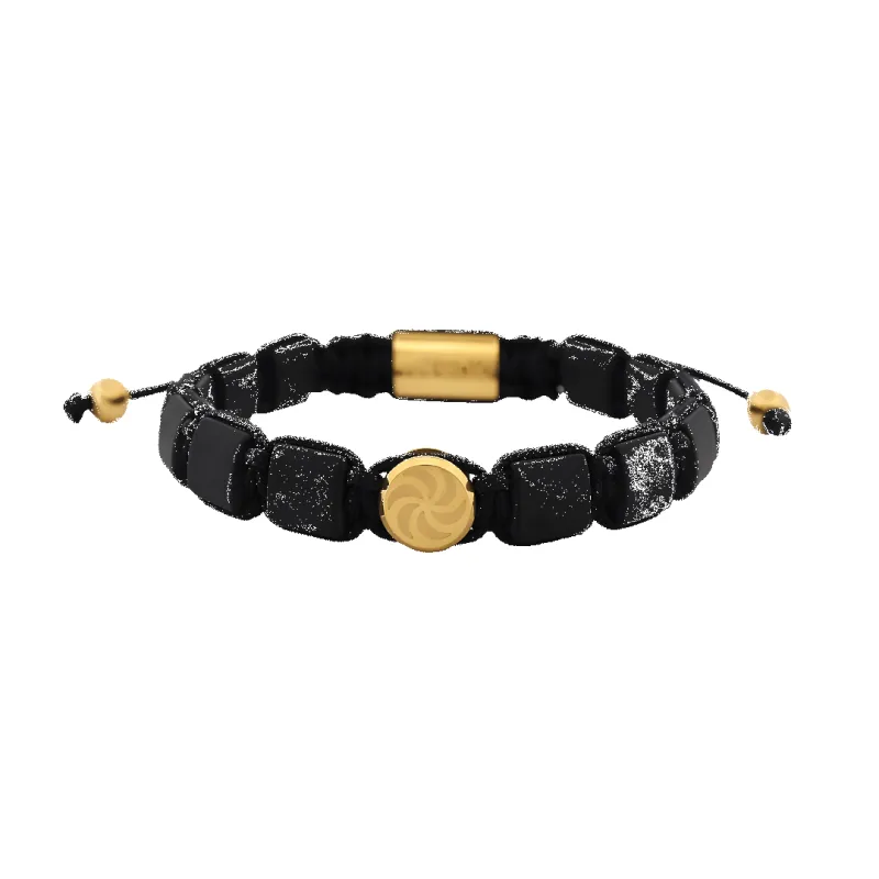 Onyx Eternal Link Cord Bracelet sold by IceLink