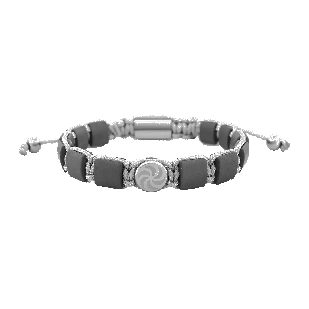 Grey Eternal Link Cord Bracelet sold by IceLink product image thumbnail 5