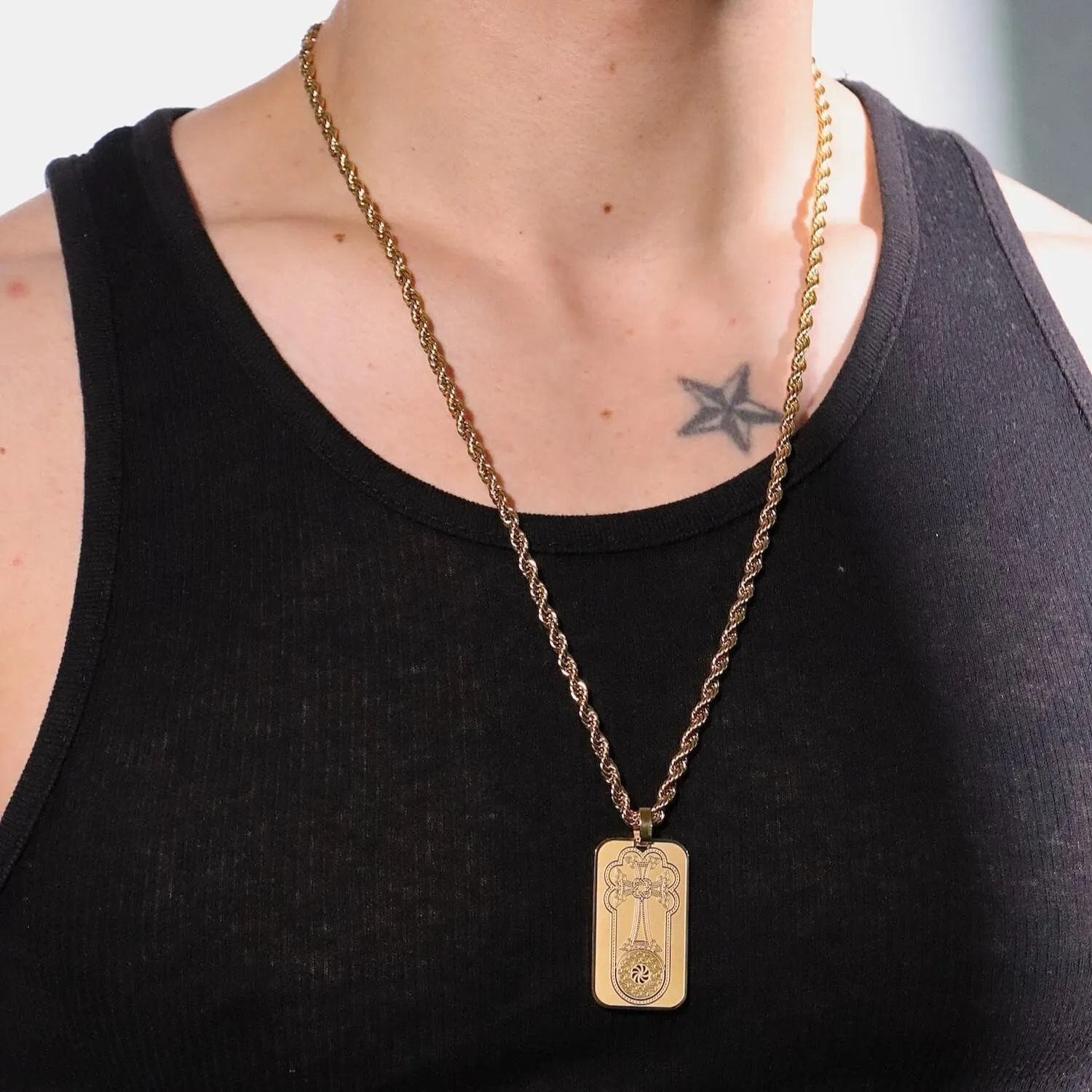 John 3:16 Dog Tag Prayer Necklace sold by IceLink product image thumbnail 3