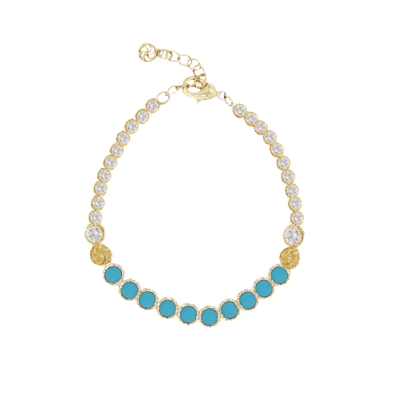 Turquoise Eternity Bracelet sold by IceLink