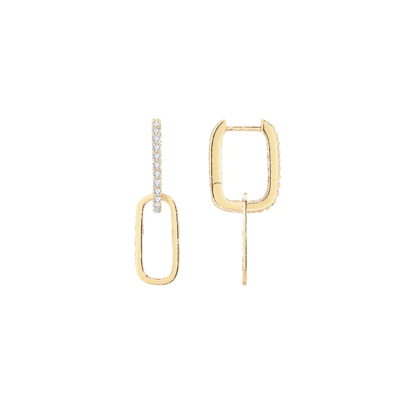 14K Birthday Girl Moissanite Earrings sold by IceLink