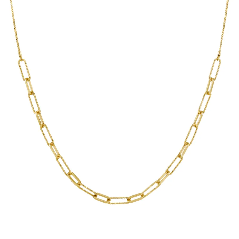 Angie Paperclip Necklace (sample sale) sold by IceLink