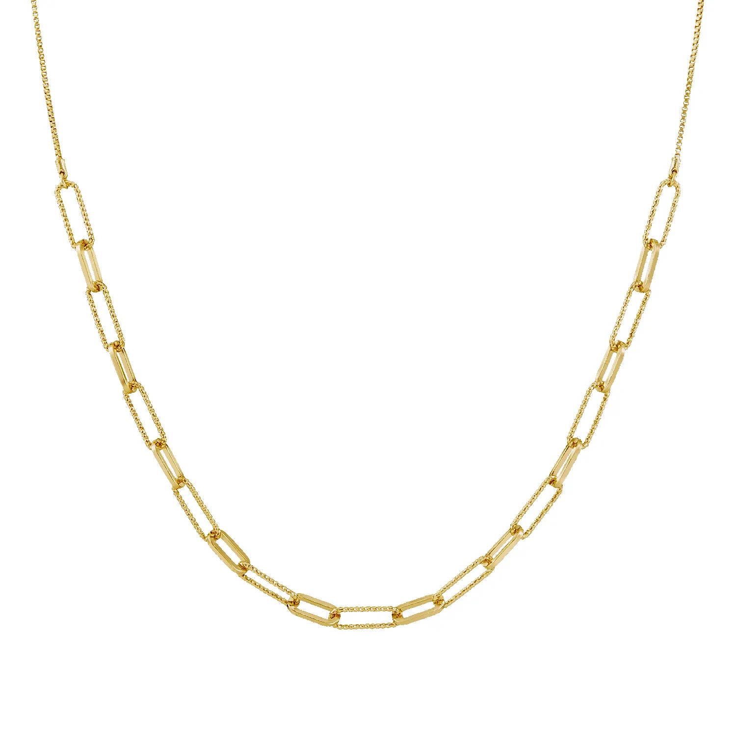 Angie Paperclip Necklace sold by IceLink