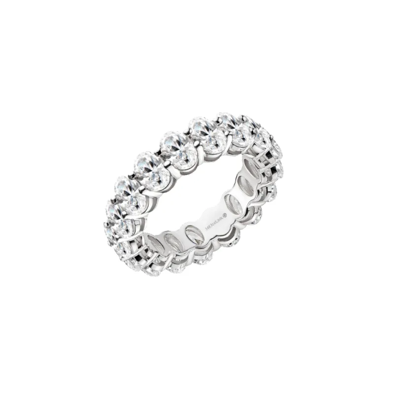 14K Oval Eternity Ring sold by IceLink