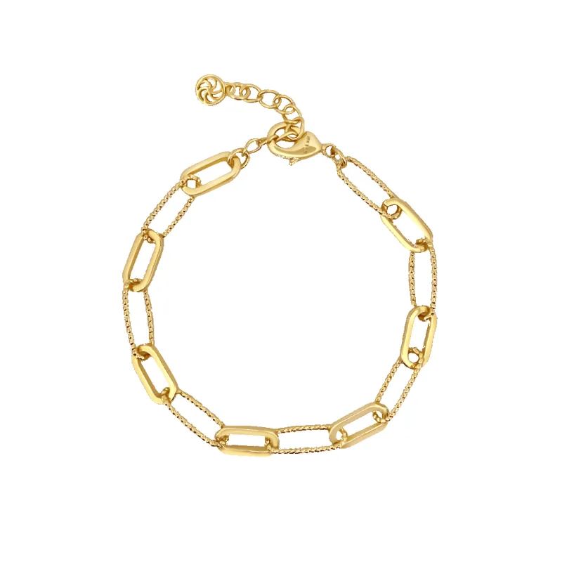 Angie Paperclip Bracelet sold by IceLink