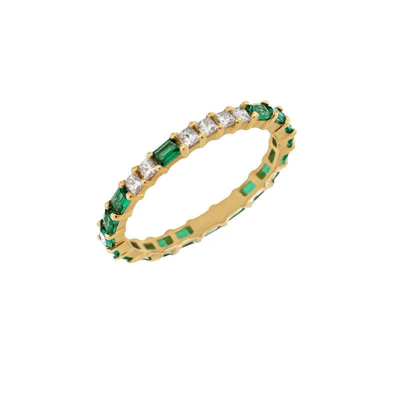 14K Everly Emerald Ring sold by IceLink
