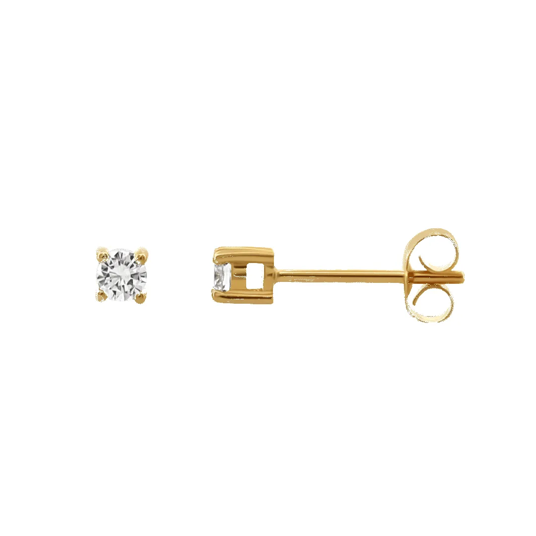 14K Classic Diamond Stud Earrings sold by IceLink
