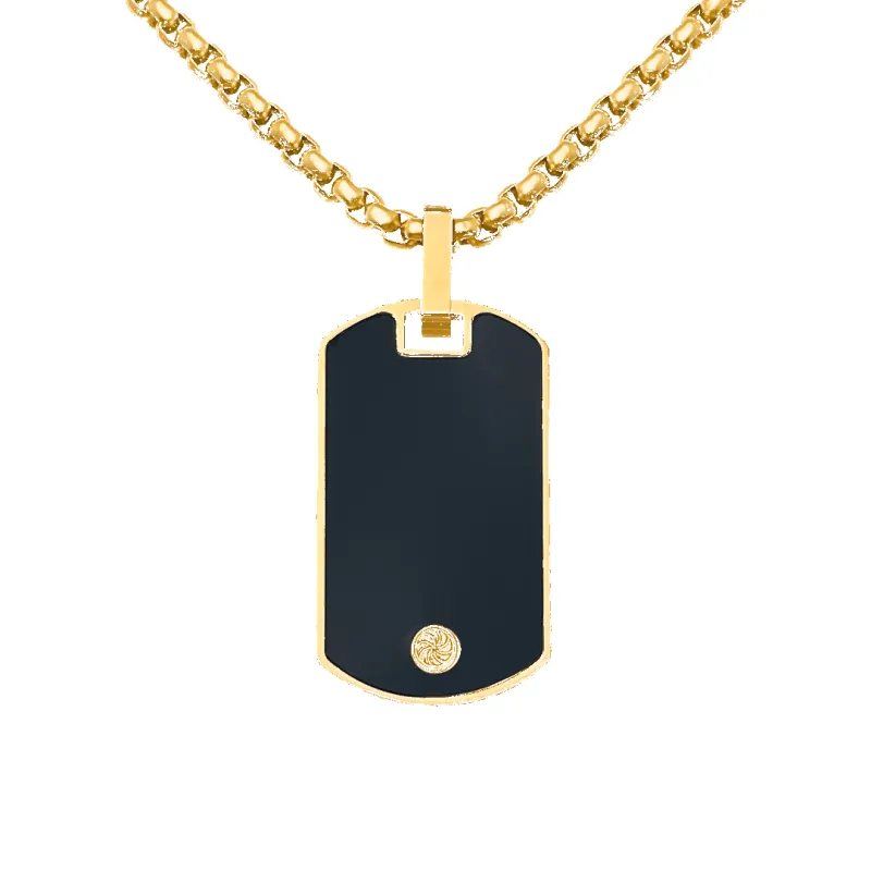Drake Dog Tag Necklace (Sample Sale) sold by IceLink