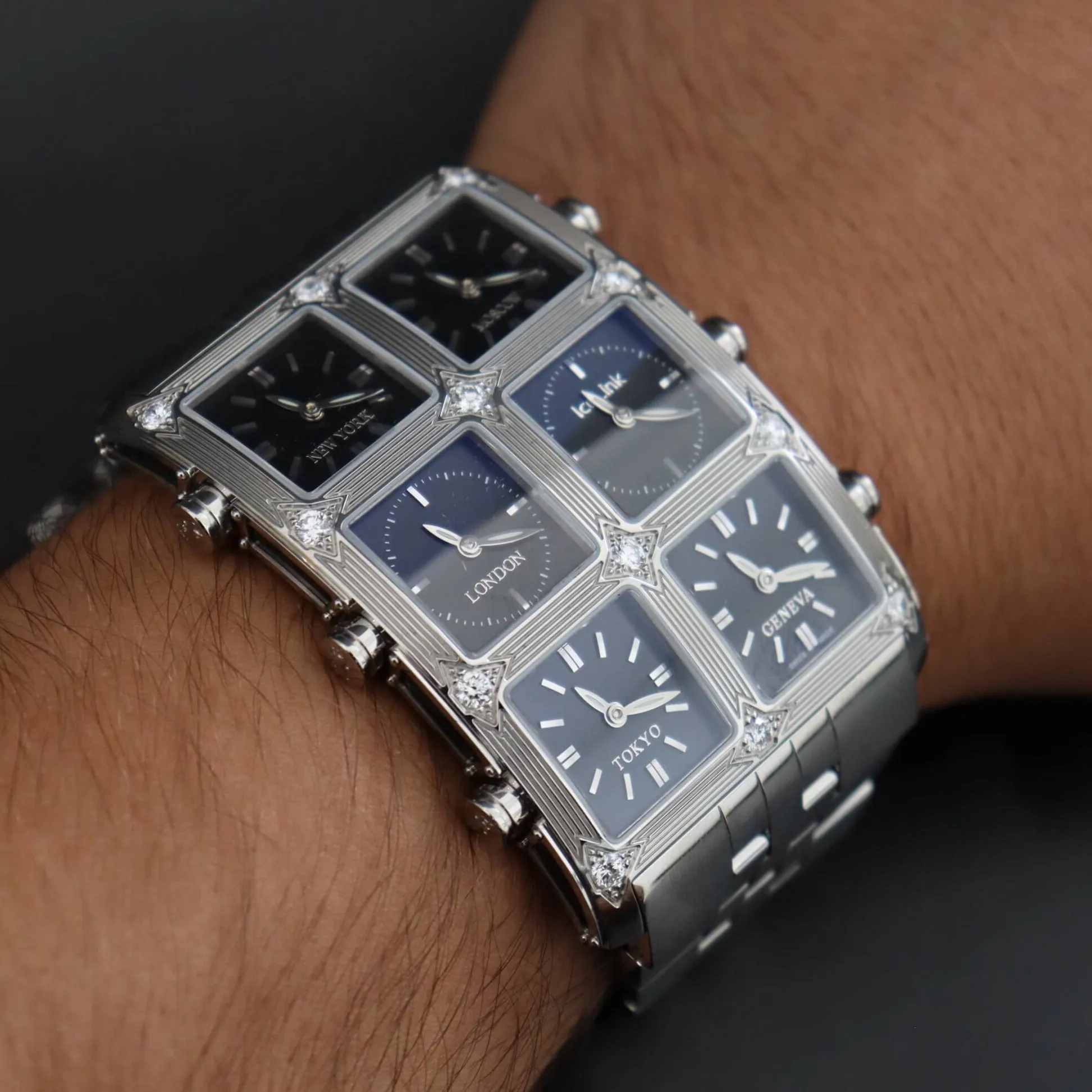 Nocturne 6TZ Diamond Watch sold by IceLink product image thumbnail 2