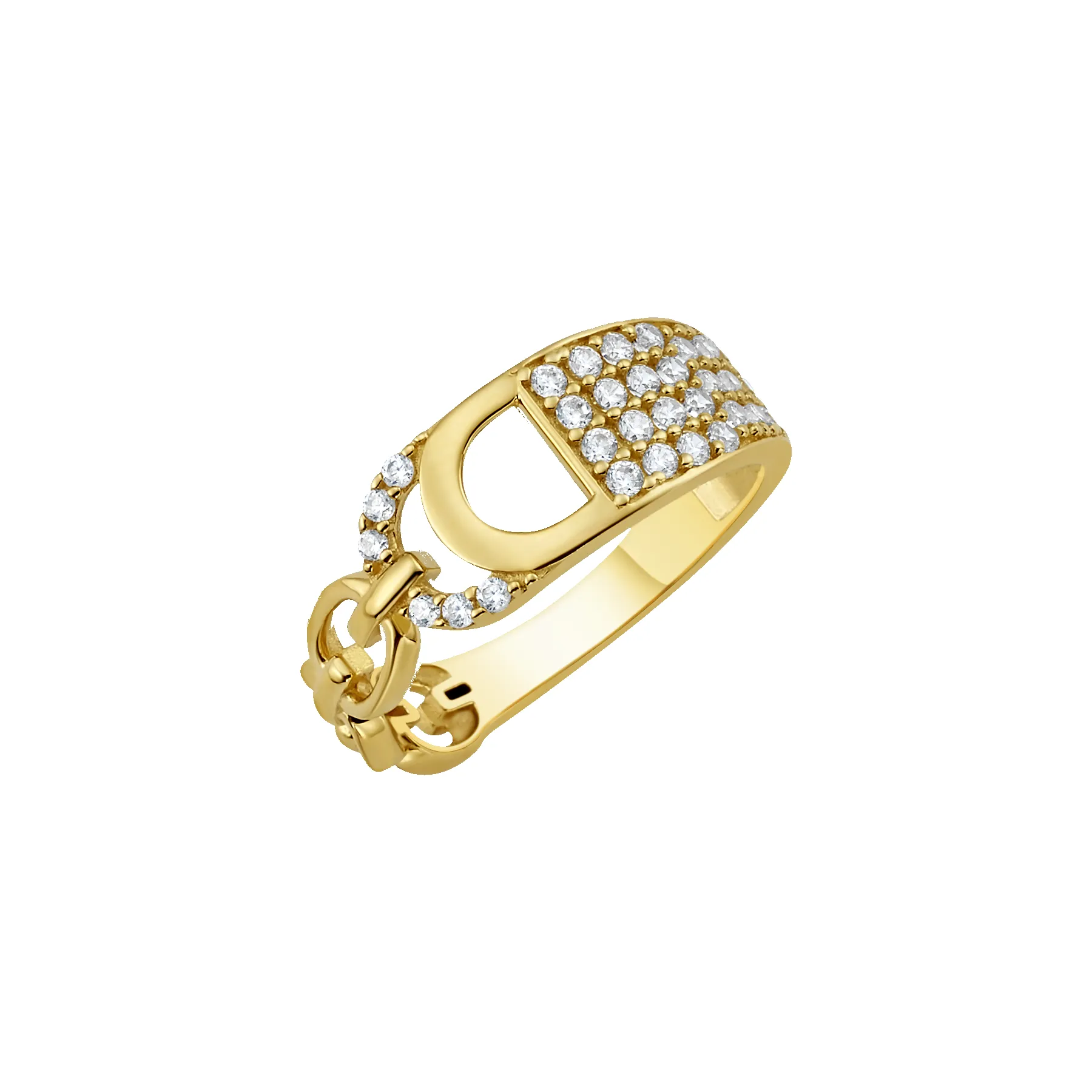 14K Double Down Ring sold by IceLink