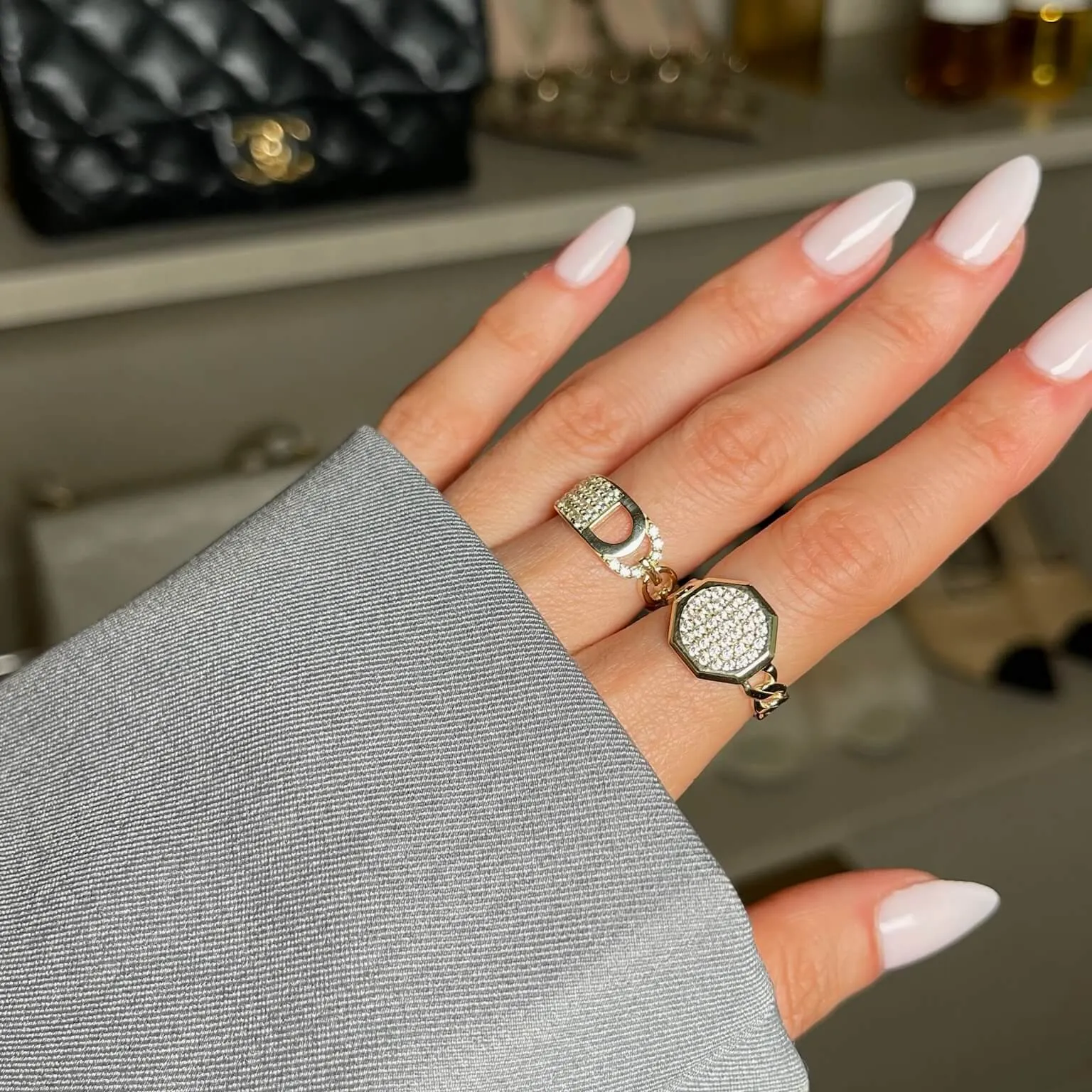 14K Hex Ring sold by IceLink product image thumbnail 2