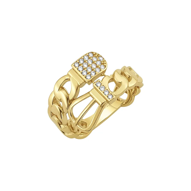14K Belt Ring sold by IceLink