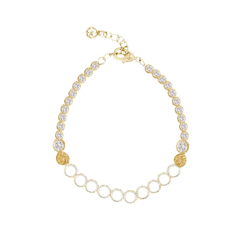 White Eternity Bracelet sold by IceLink