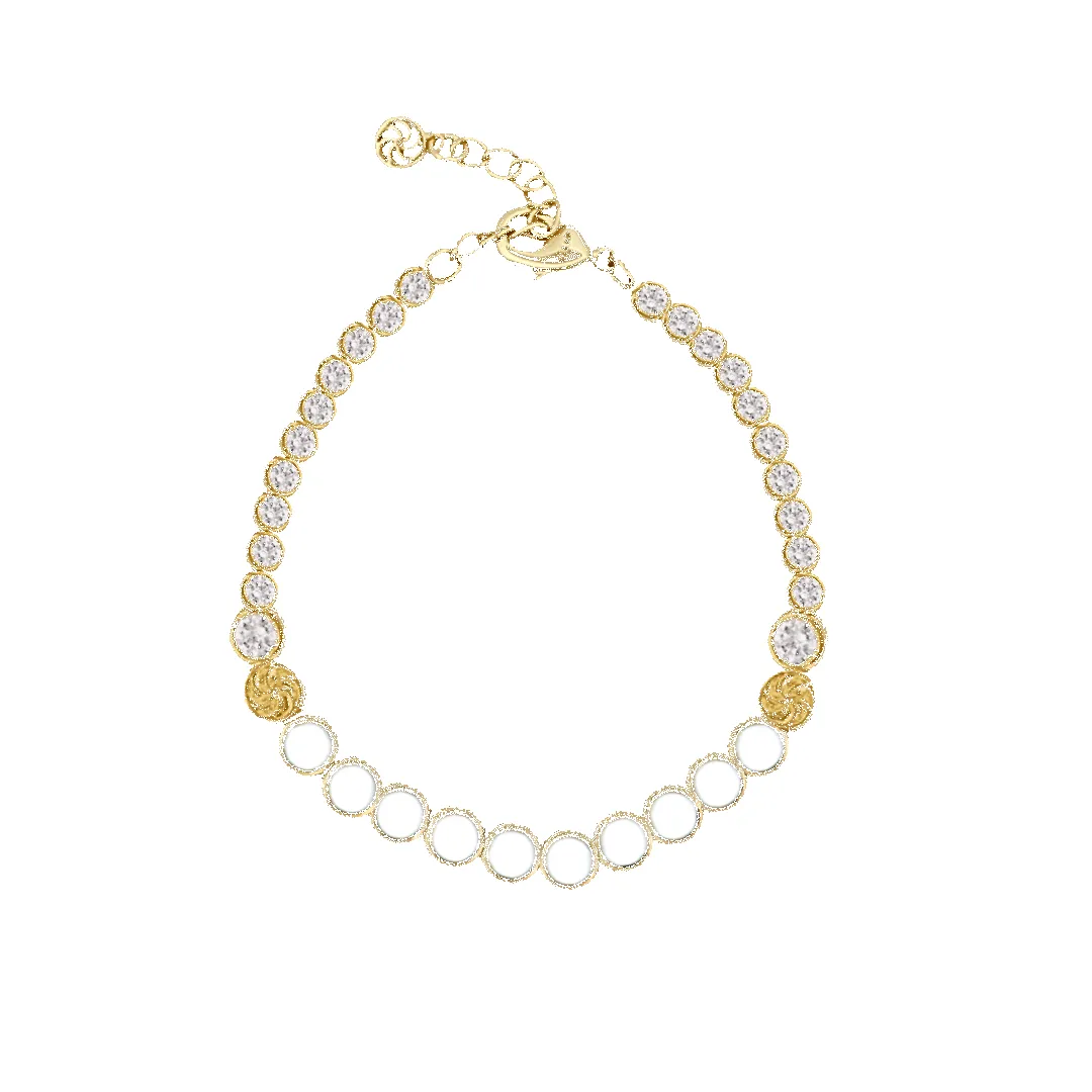 White Eternity Bracelet sold by IceLink