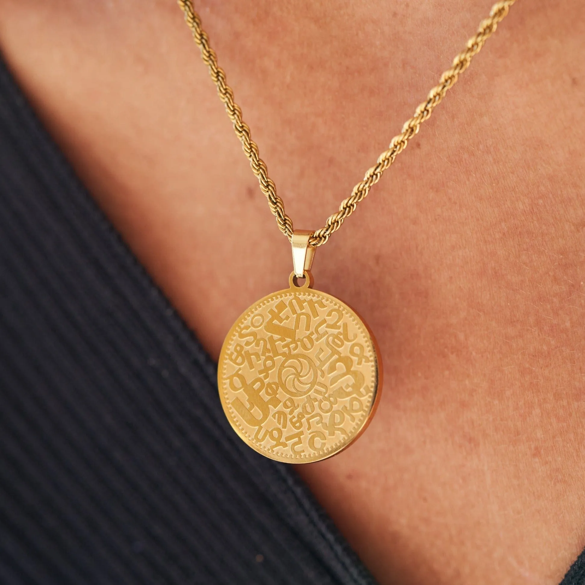 Armenian Alphabet Necklace sold by IceLink product image thumbnail 2