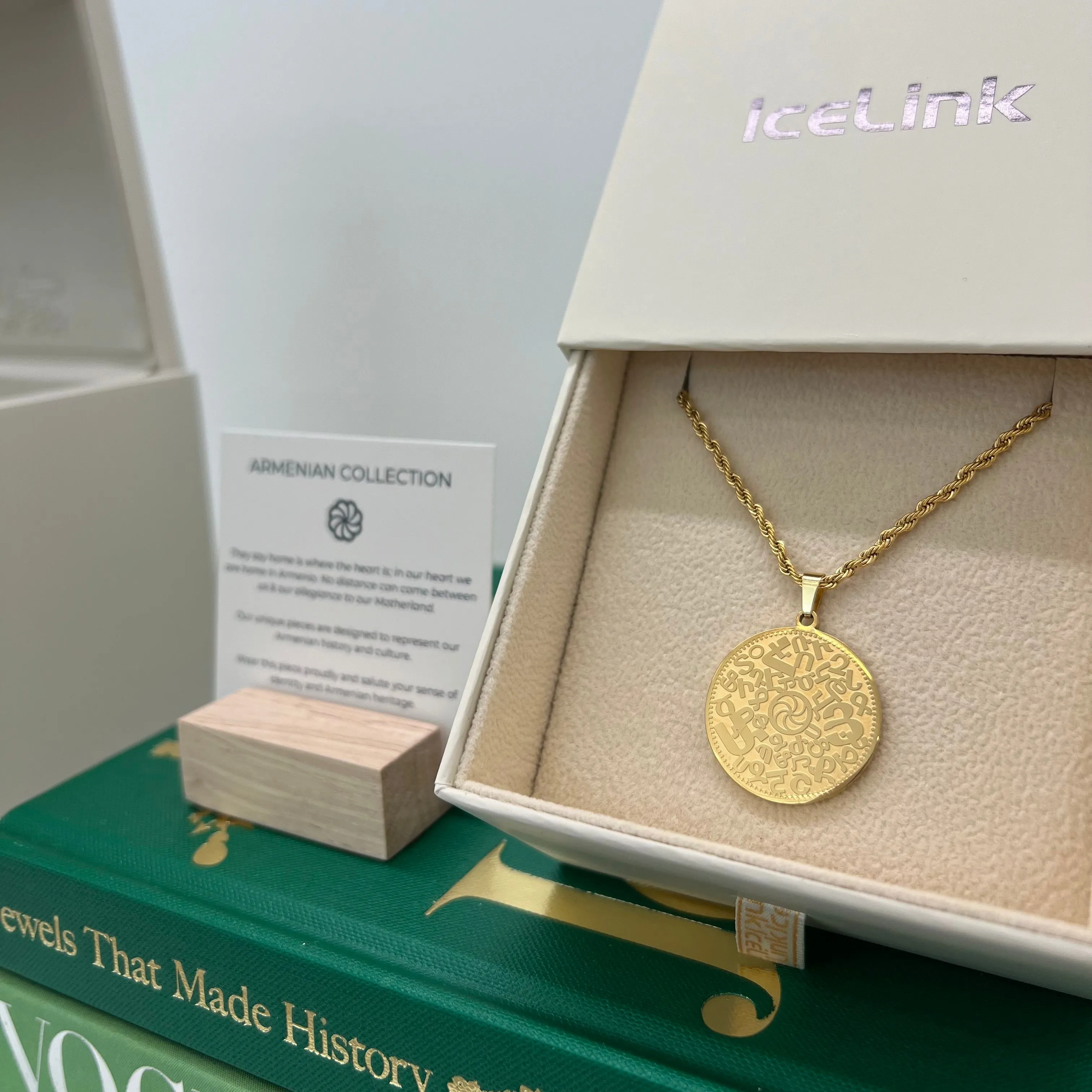 Armenian Alphabet Necklace sold by IceLink product image thumbnail 3