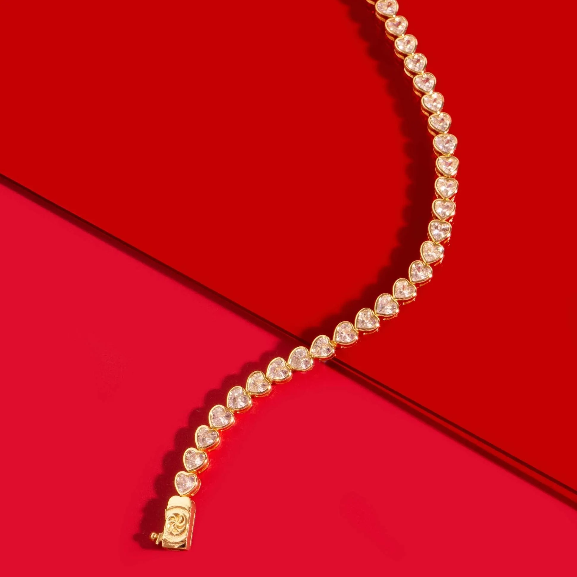 Amor Sui Heart Tennis Bracelet sold by IceLink product image thumbnail 4