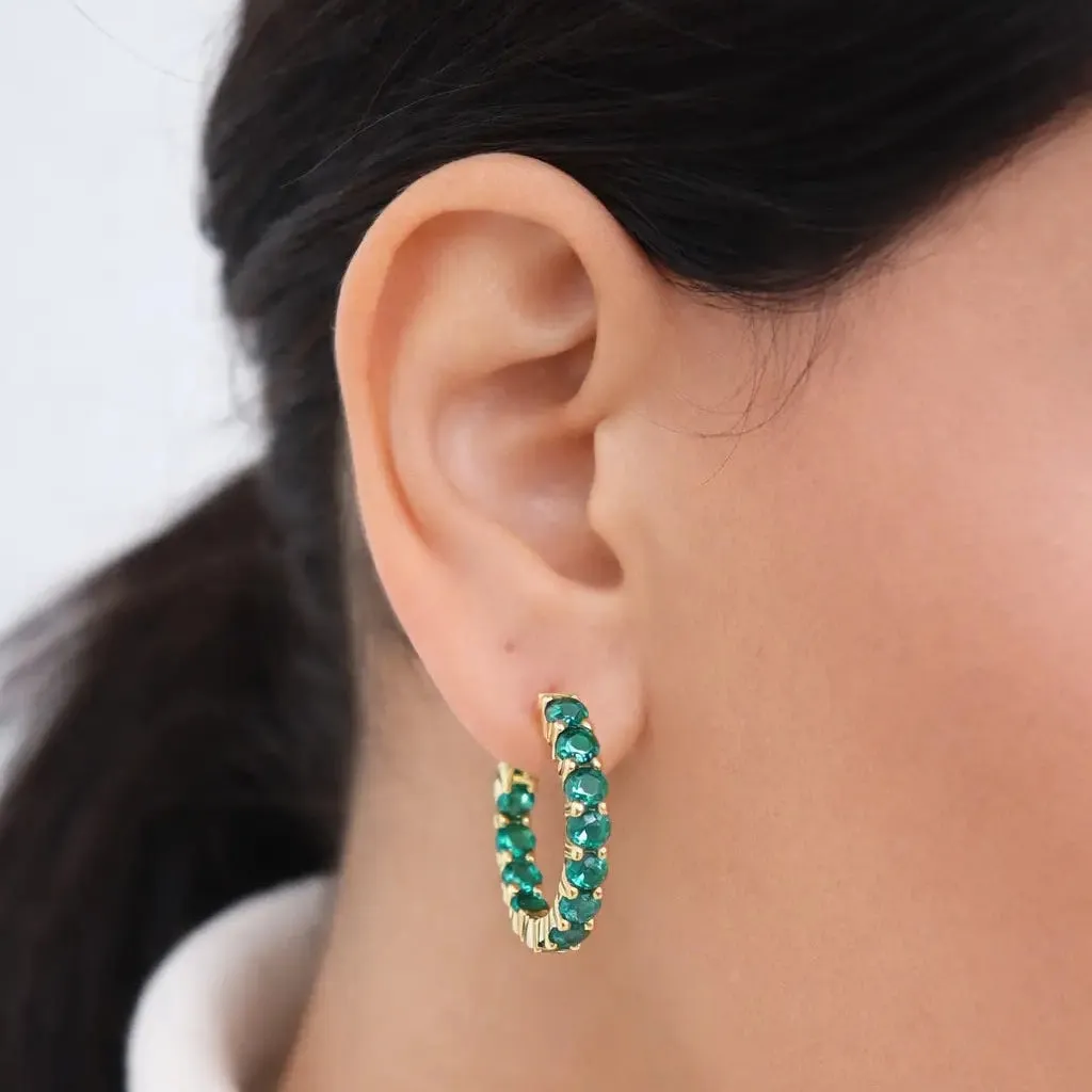 ‘Evelyn’ Emerald Huggies (sample sale) sold by IceLink product image thumbnail 2