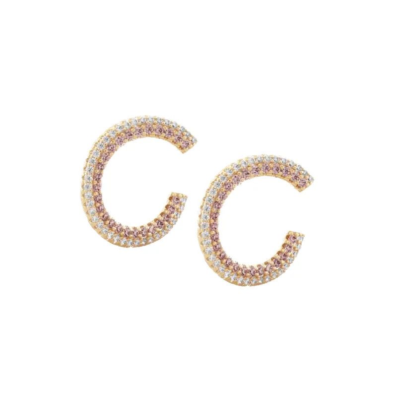 C SHAPED HOOPS (Sample Sale) made by IceLink