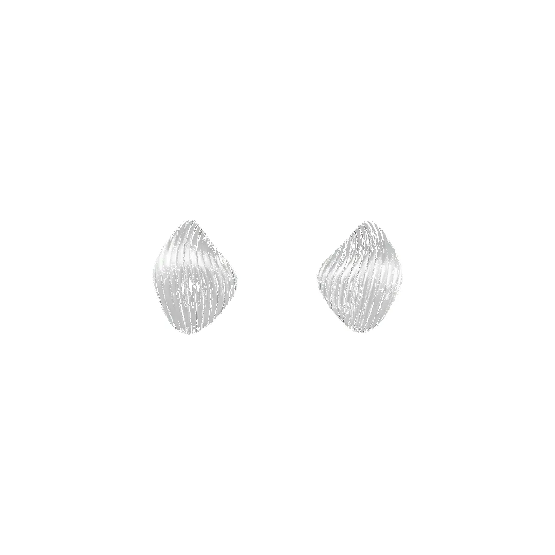 ‘Kira’ Ribbed Earrings sold by IceLink