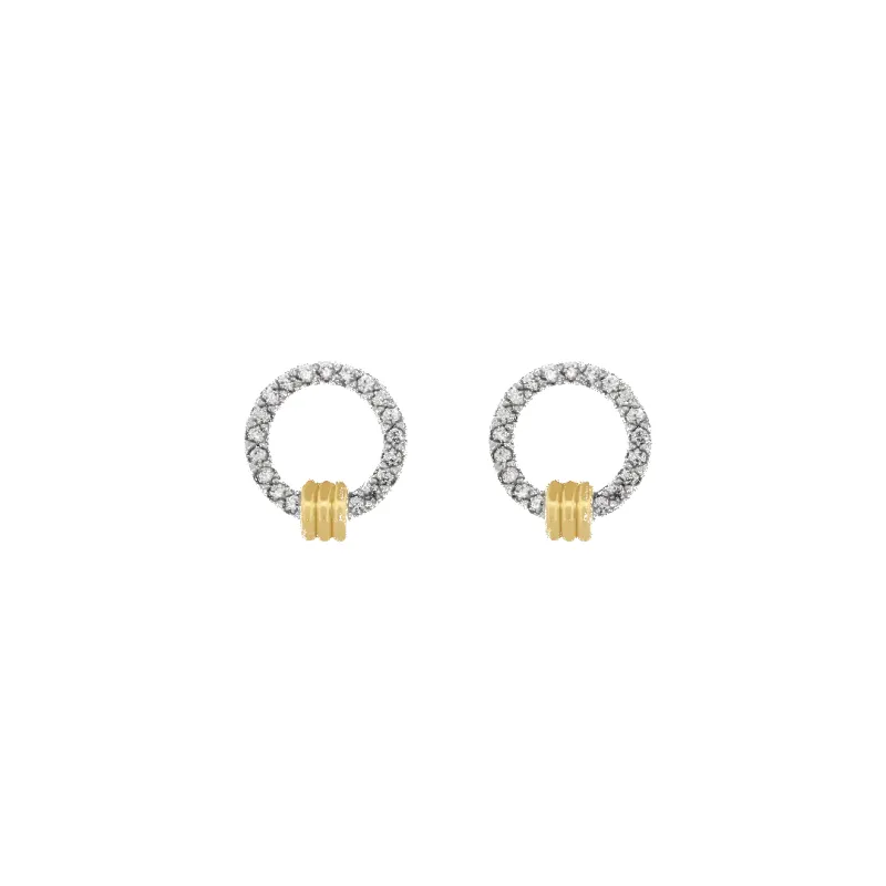 ‘Ora’ Open Circle Studs made by IceLink