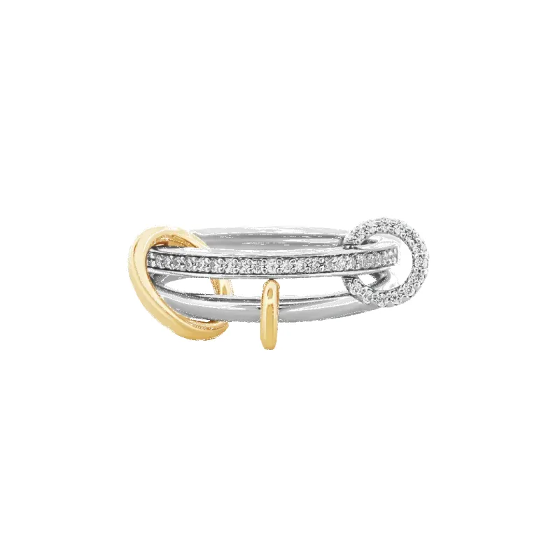 ‘Kora’ Two-Tone Loop Ring (Sample Sale) sold by IceLink