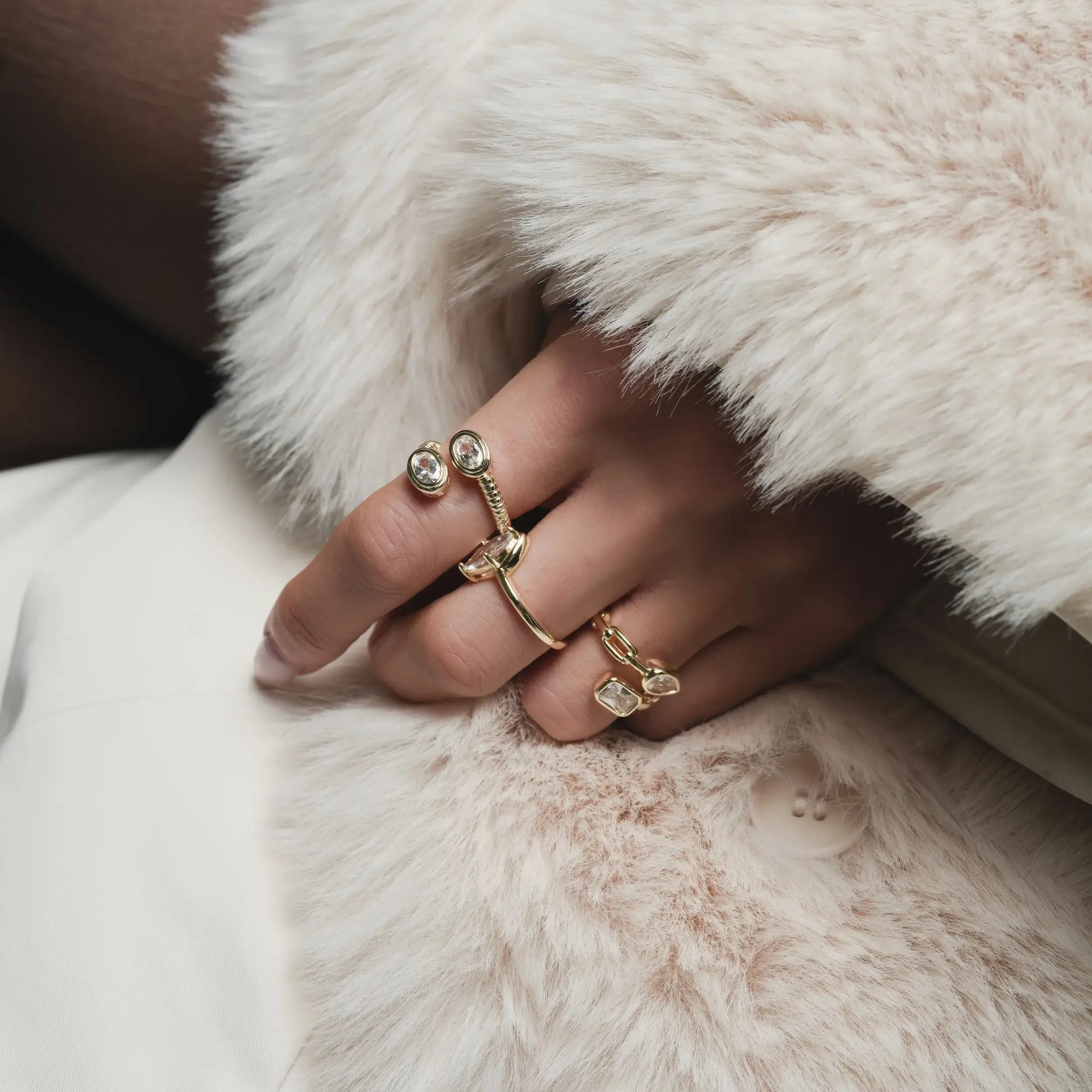 'Tessa' Toi et Moi Link Ring sold by IceLink product image thumbnail 2