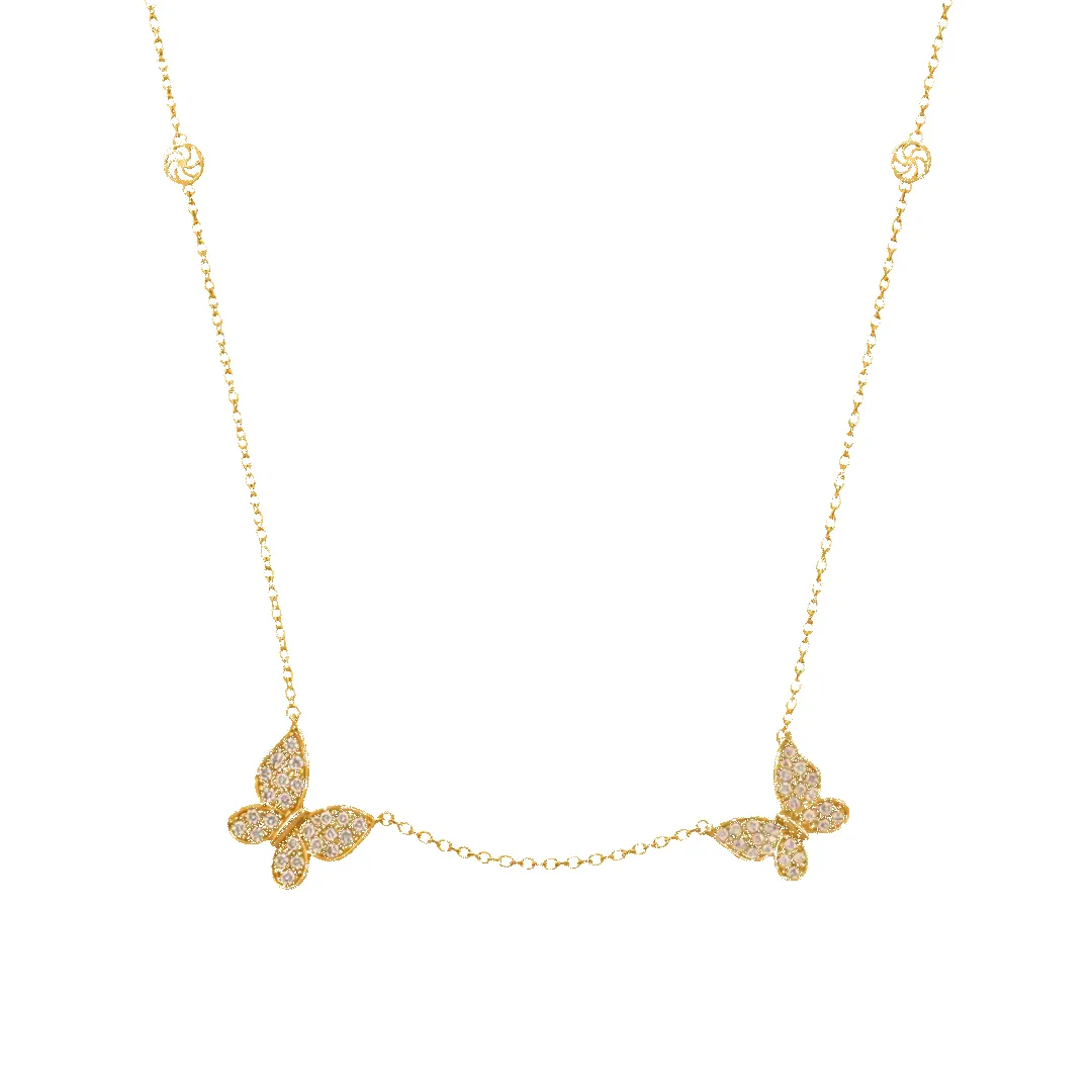 Bianca Butterfly Necklace sold by IceLink
