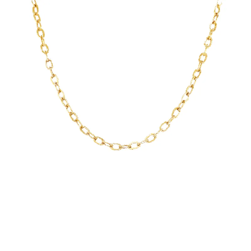 Round Link Necklace (Sample Sale) sold by IceLink