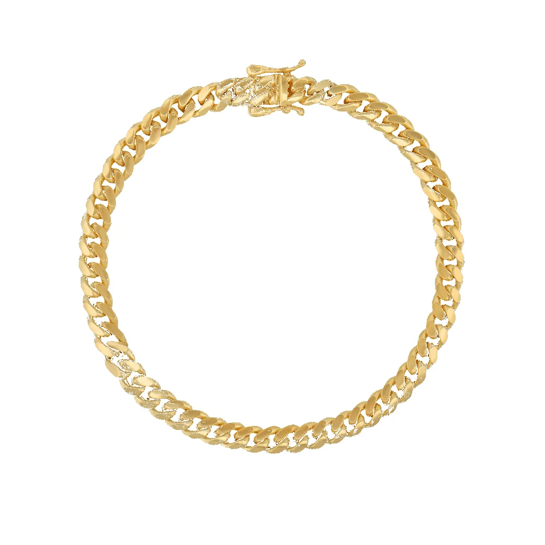14K 5mm Miami Cuban Link Bracelet sold by IceLink