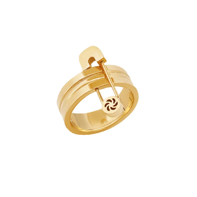 Safety Pin Eternity Ring sold by IceLink