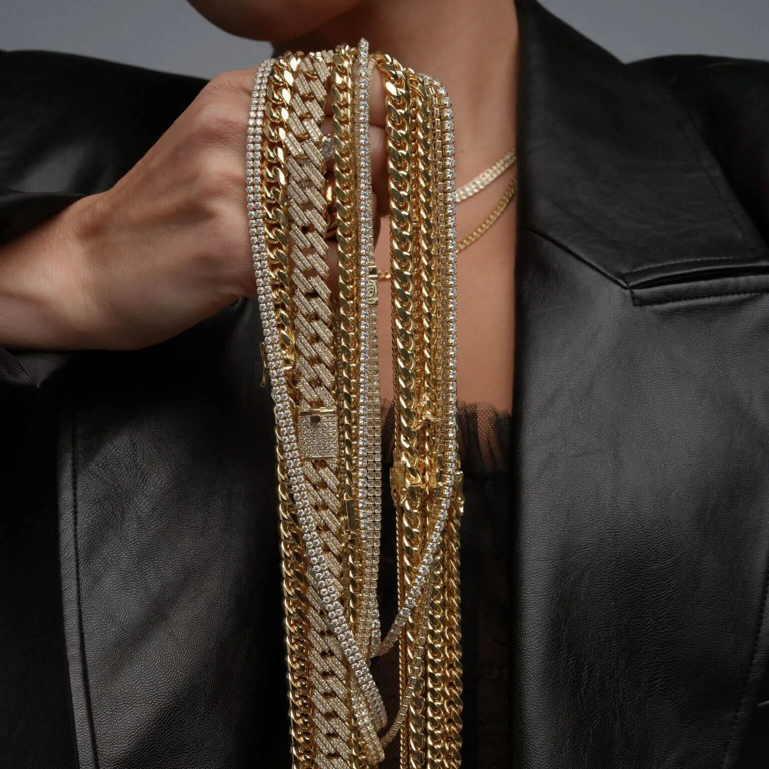 14K 2mm Miami Cuban Link Anklet sold by IceLink product image thumbnail 3
