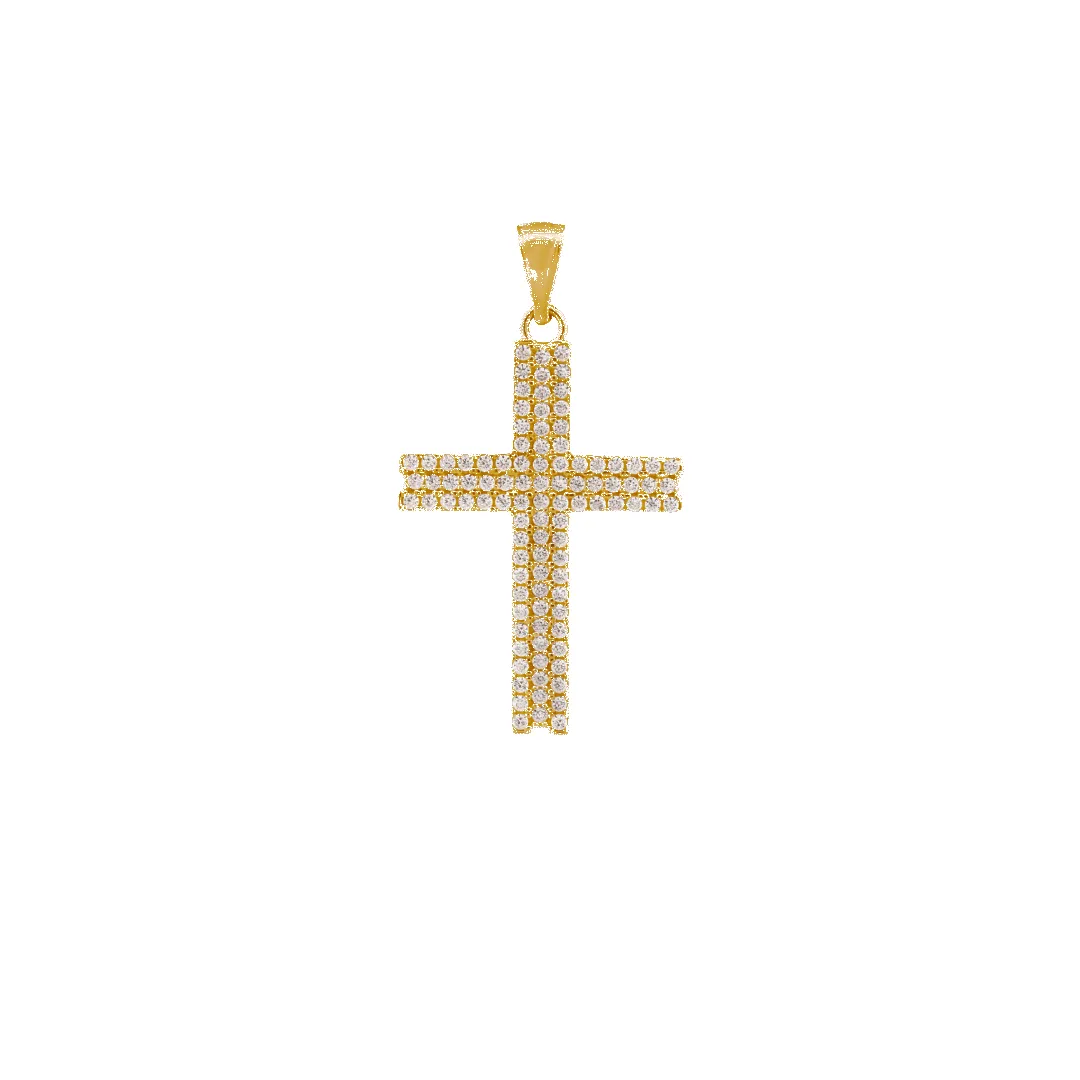14K Cross Pendant sold by IceLink