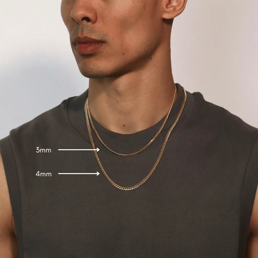 14K 3mm Miami Link Cuban Chain sold by IceLink product image thumbnail 2