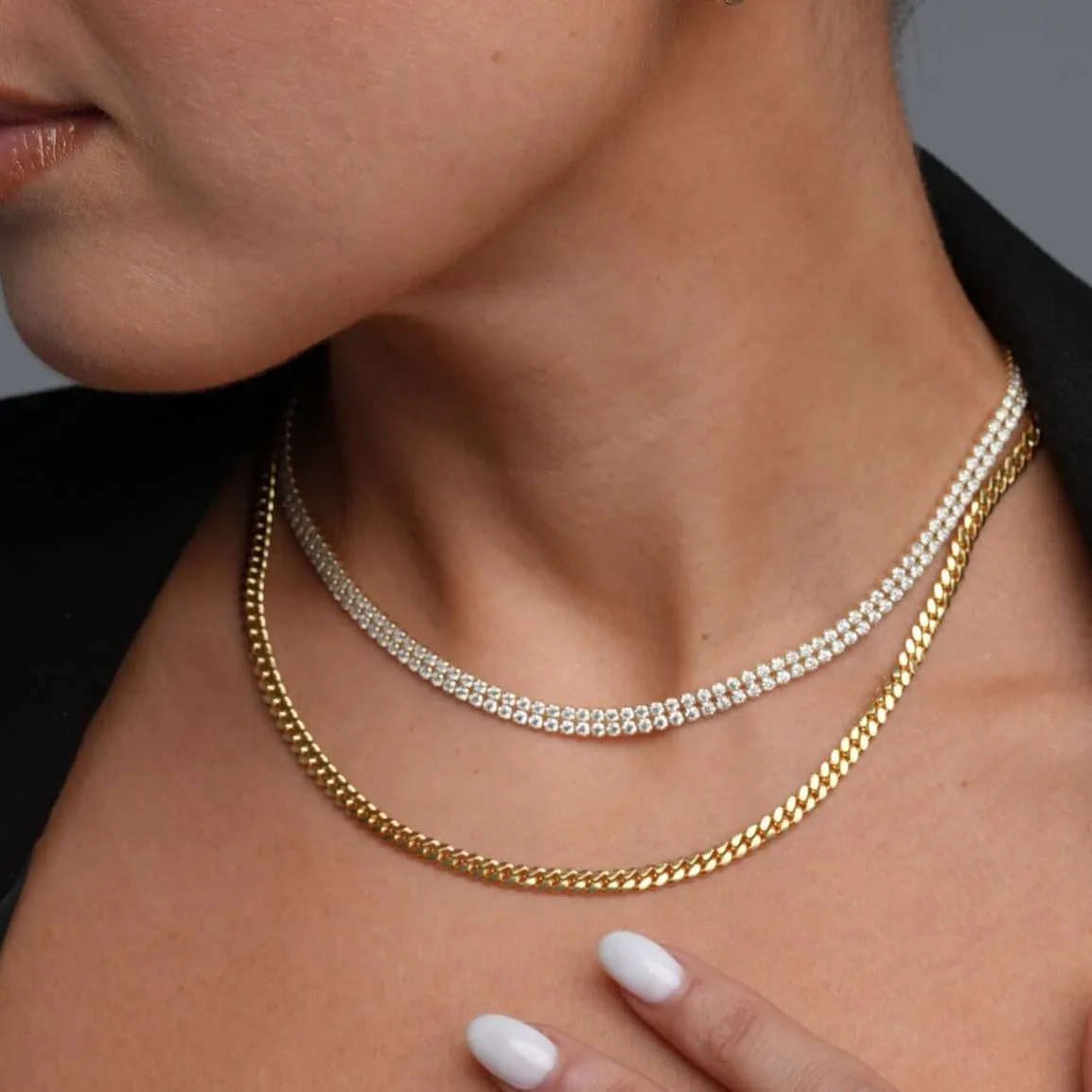 14K 3mm Miami Link Cuban Chain sold by IceLink product image thumbnail 3