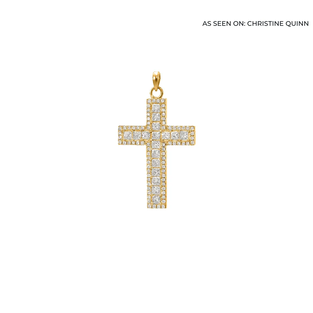 14K Bari Diamond Cross sold by IceLink product image thumbnail 3