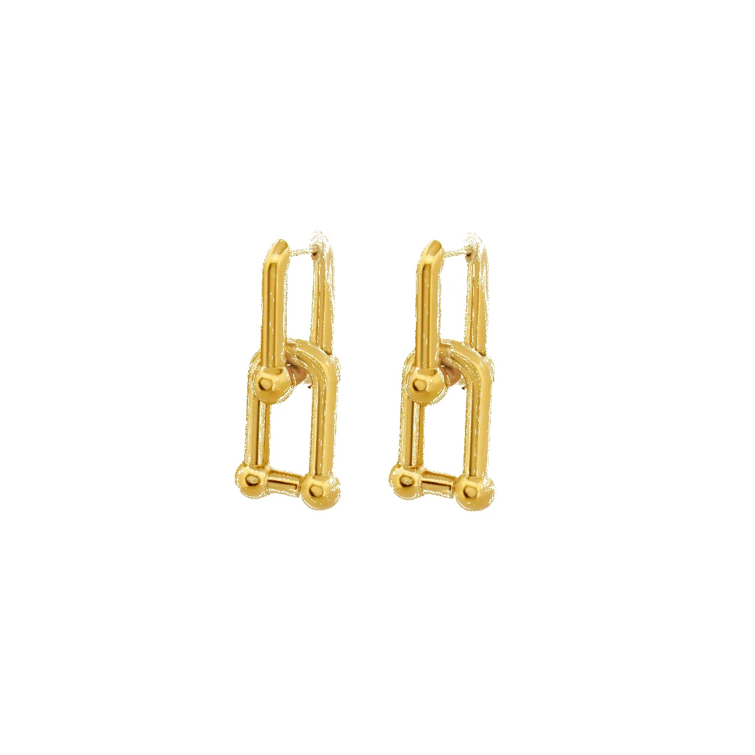 Linked Earrings (Sample Sale) sold by IceLink product image thumbnail 4