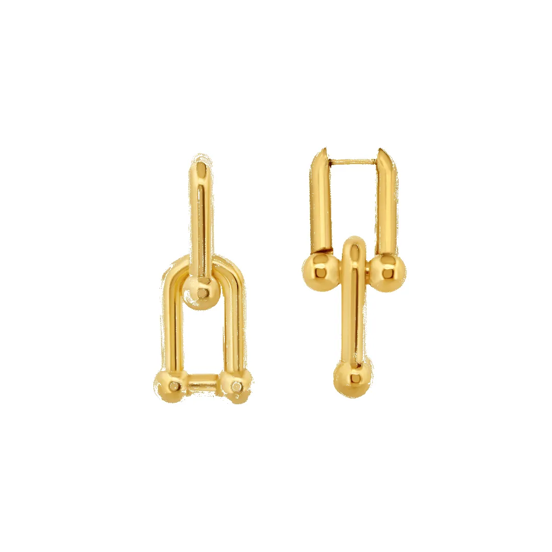Linked Earrings (Sample Sale) sold by IceLink