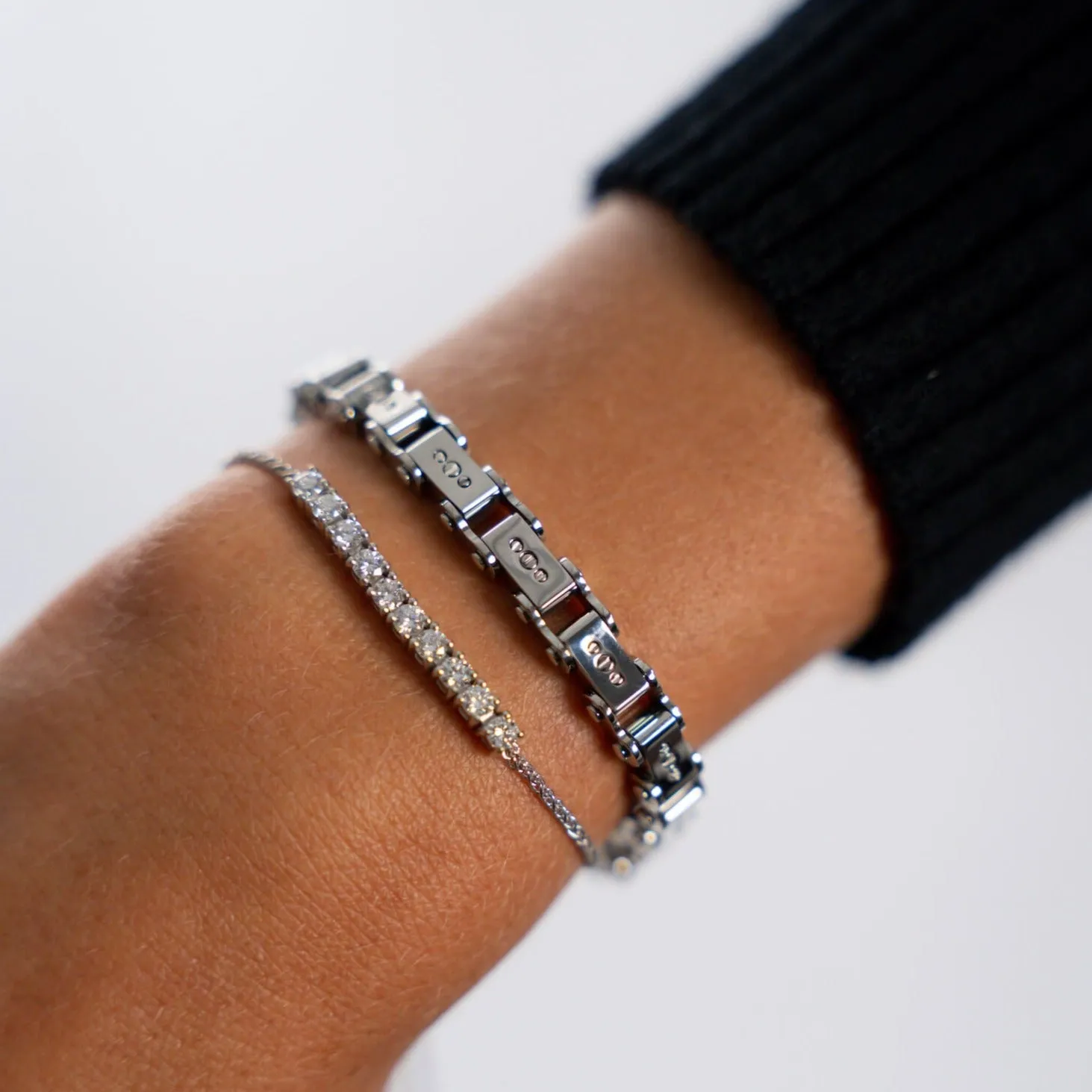 14K Layla Diamond Tennis Bracelet sold by IceLink product image thumbnail 4