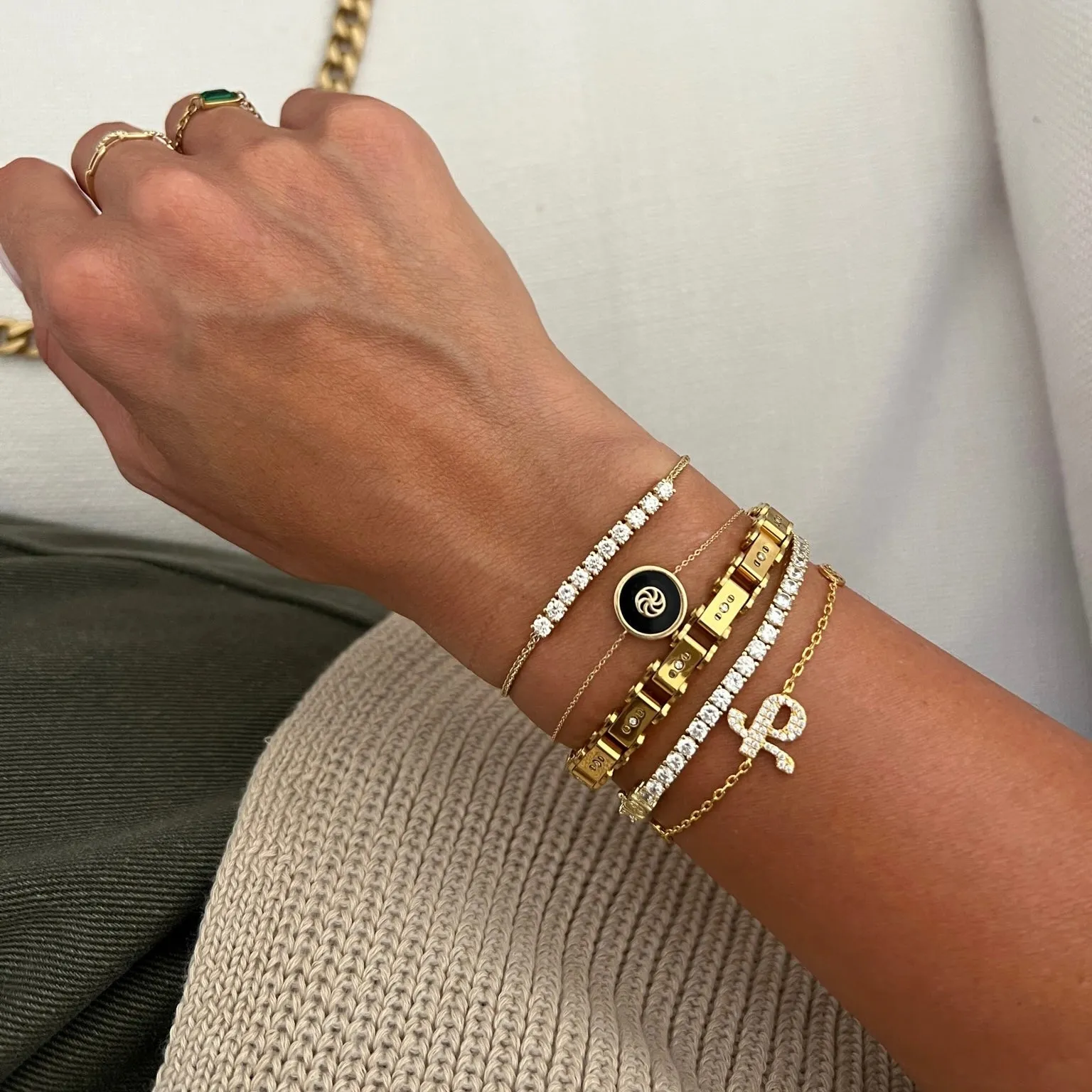 14K Layla Diamond Tennis Bracelet sold by IceLink product image thumbnail 2