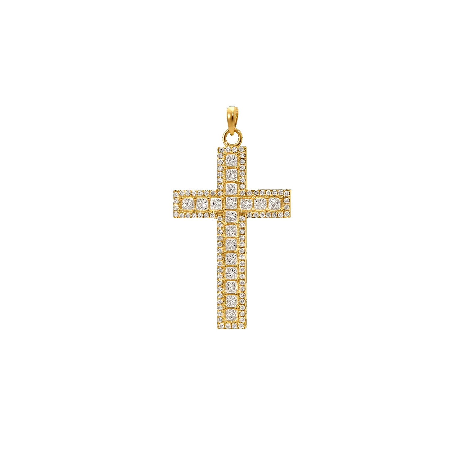 14K Luca Diamond Cross sold by IceLink