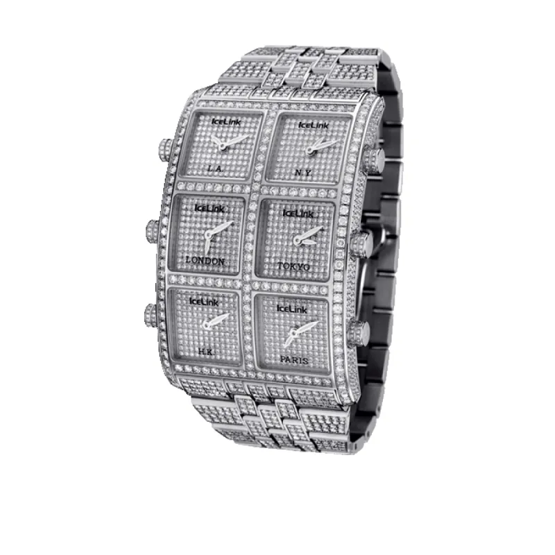 Arron 28ct. 6TZ Diamond Watch sold by IceLink